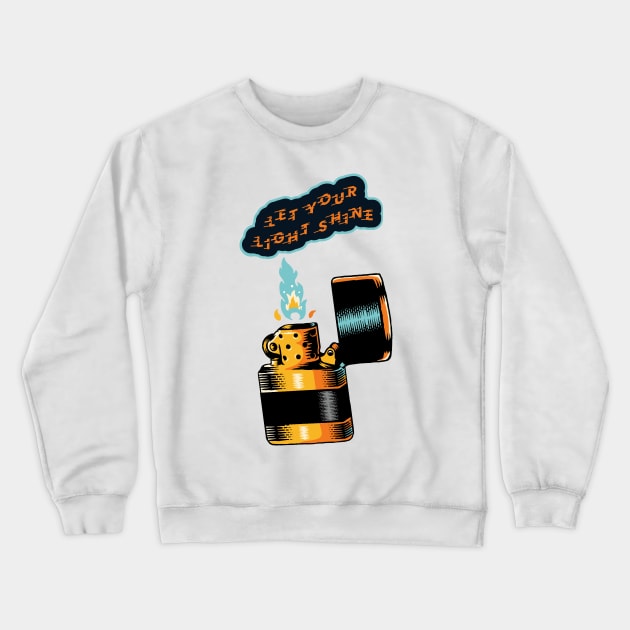 Let Your Light Shine Crewneck Sweatshirt by M2M